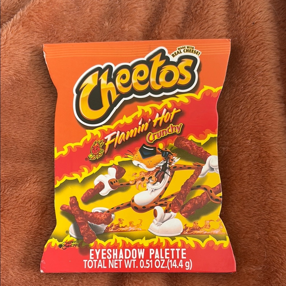 Cheetos Flamin' Hot Eyeshadow Palette